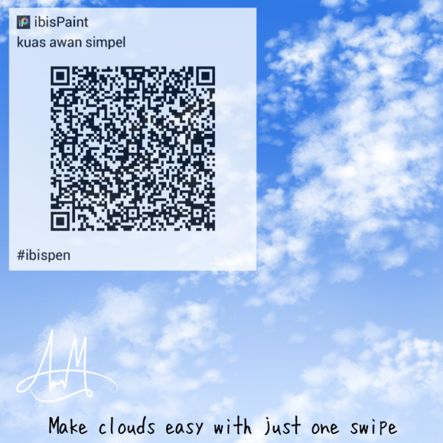 Kuas Awan Simpel