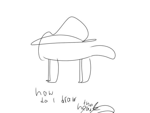 i dont know how to draw 4 legged things