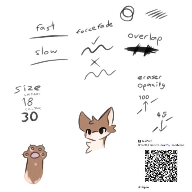 Smooth Lineart brush![🌘]