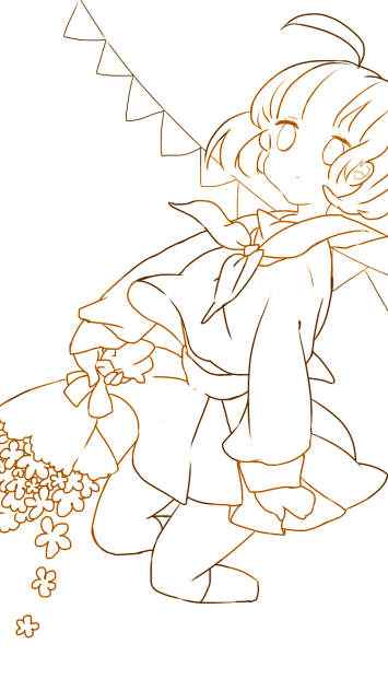 花束を