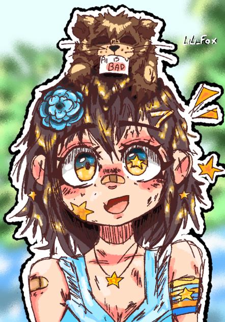 remake of trash AI art