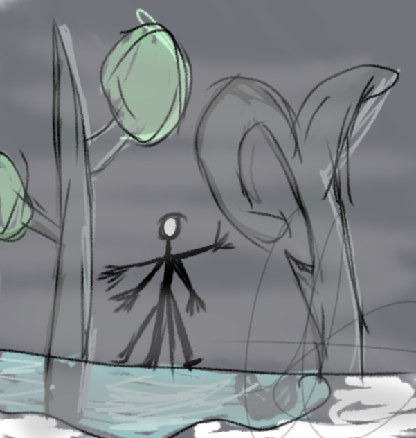 don't look at the lake - ibisPaint