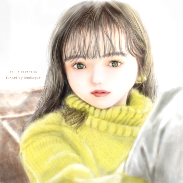 あぴゅるむ 渡邉歩咲ちゃんファンアート。cancam it girl編。