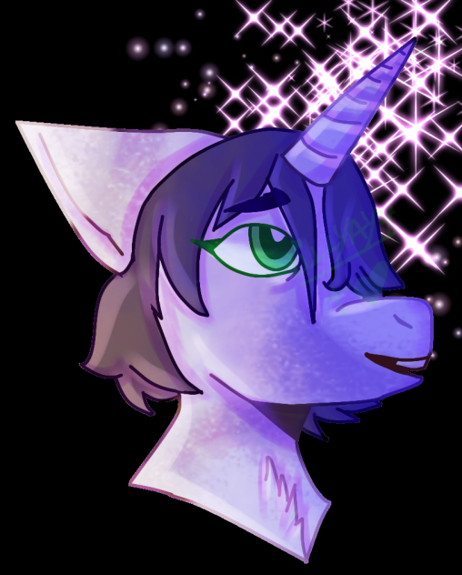 OC-tober 3- newest oc- Violet Glow