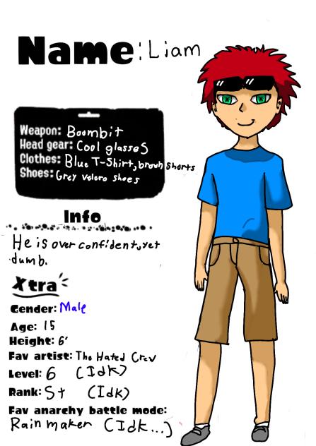 Liam oc for ◯cto☓b◯mbs