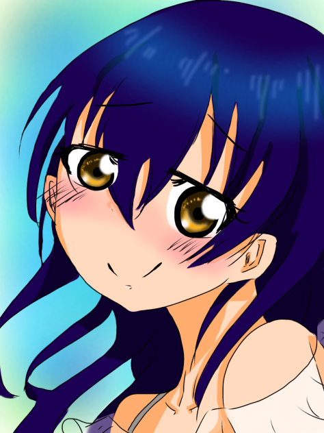 落書き海未ちゃん