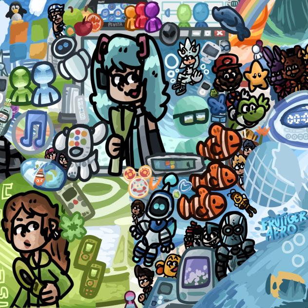 frutiger aero fanart ;)