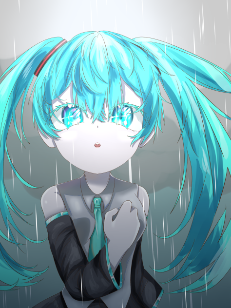 雨ミク