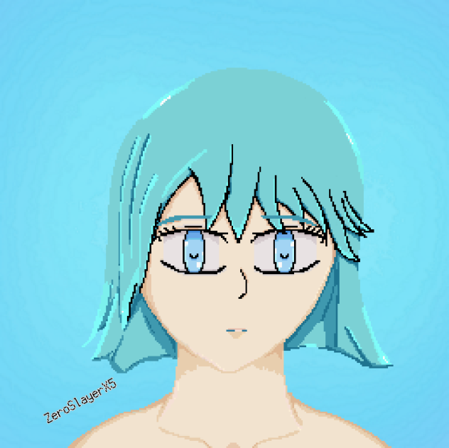 Celeste Girl in PixelArt