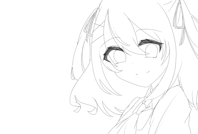 メロンパンさん(線画)