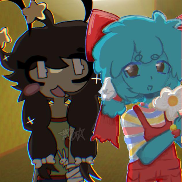 El and Starry in the backrooms