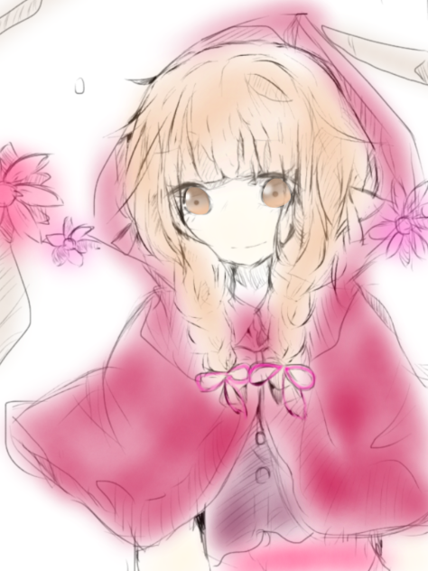 赤ずきん 塗ってみた