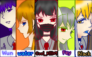 [ibispaint] แก๊งเด็กเกรียน(ที่คนไม่ครบ)