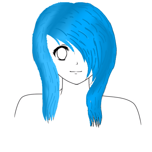 how to draw hair ibisPaint