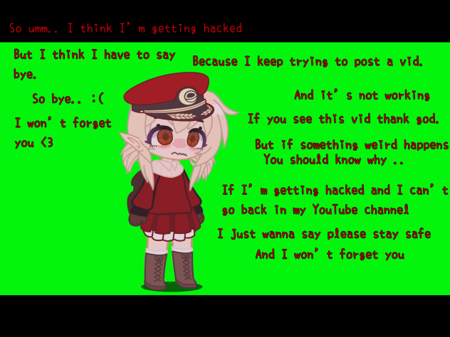 I might be getting hacked