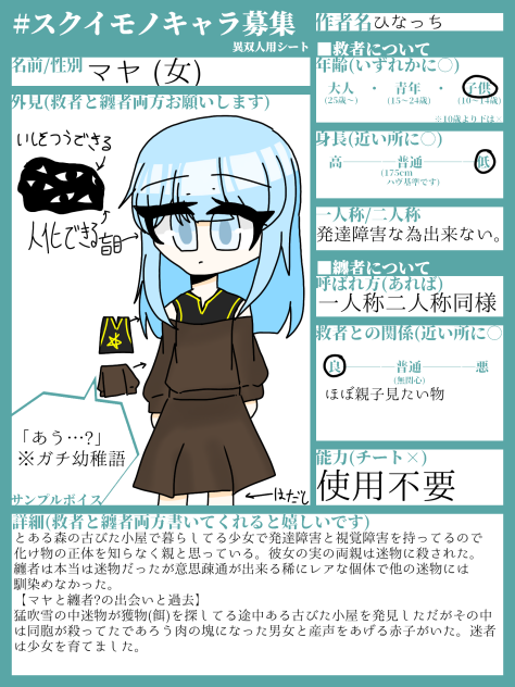 マヤと化け物