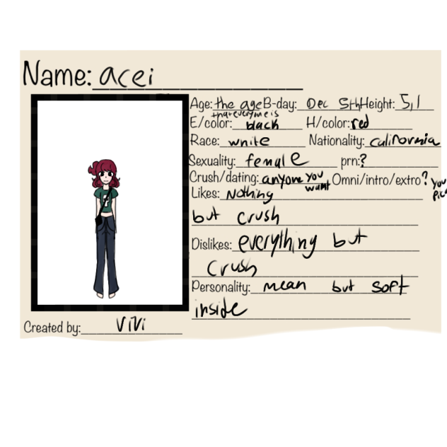 Sheet for stupid love