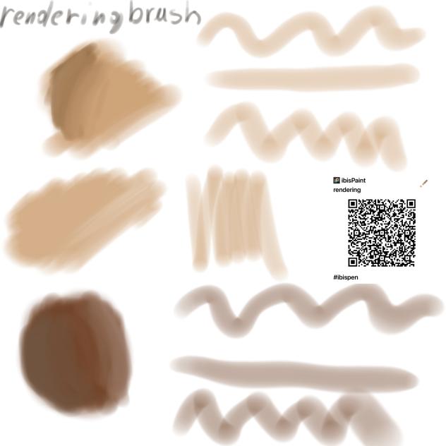 Rendering brush I made - ibisPaint