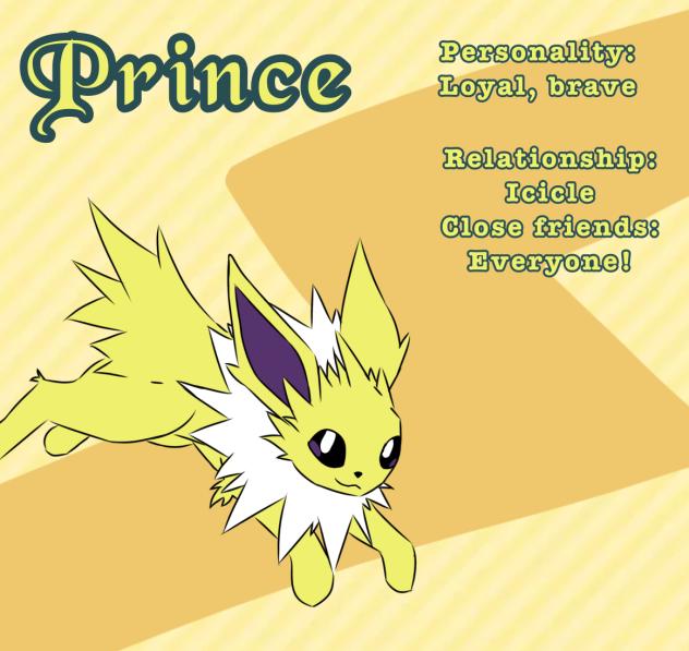 Prince~ Eeveelution oc