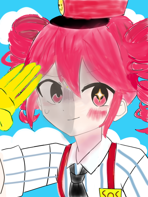 Yukiさんの線画塗りました