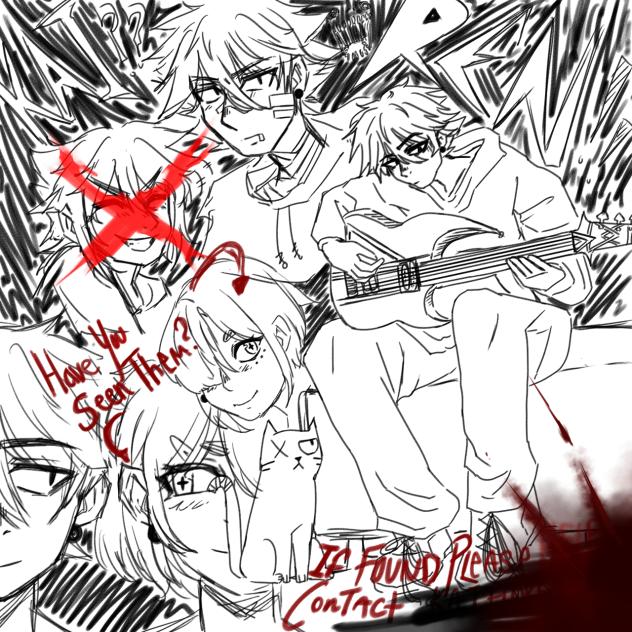 ren angst doodles