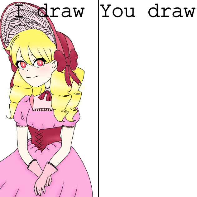 I draw-you draw