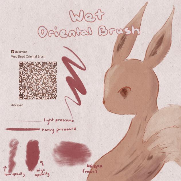 Wet Oriental Brush