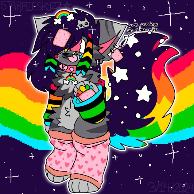 nyan cat inspired oc!!