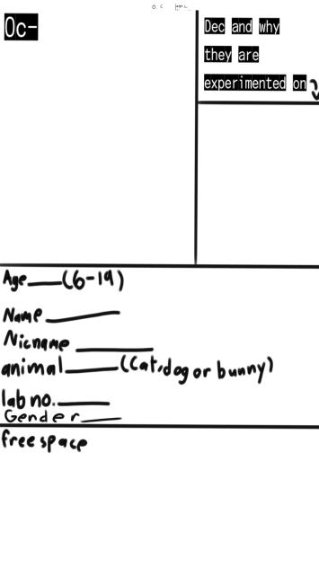 cattoescape oc sheet!