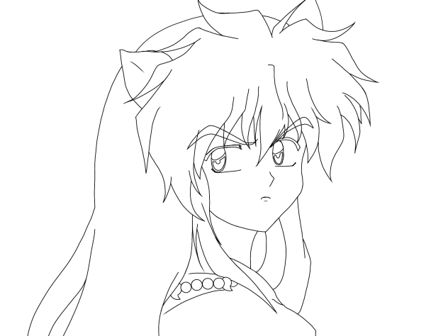 Inuyasha Lineart