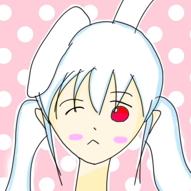 白うさぎ　アイコン