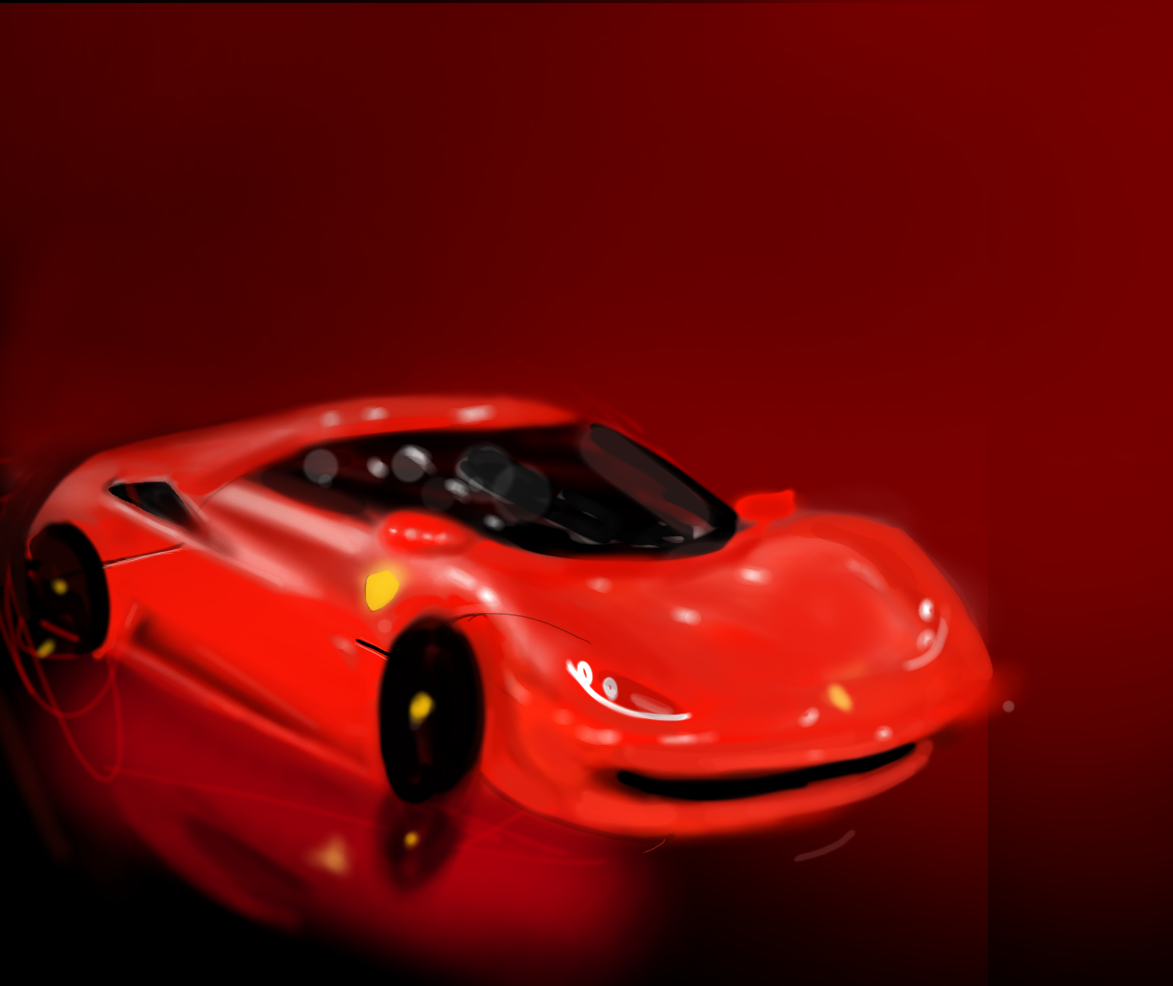 ferrari v6 - ibisPaint