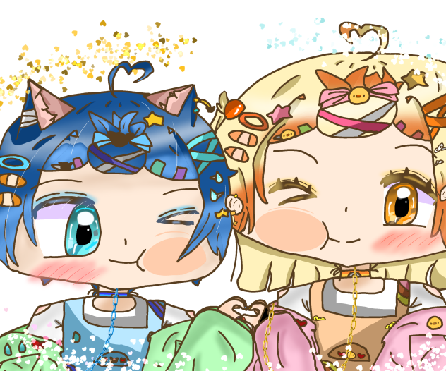 きゃわいいひよりと水雨