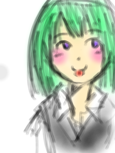 肉が焼けるまで落書き