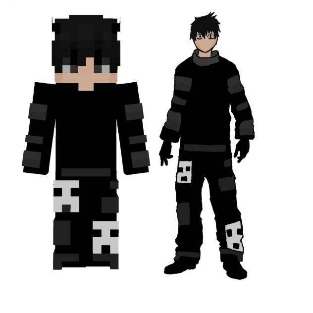 mi dibujo de minecraft