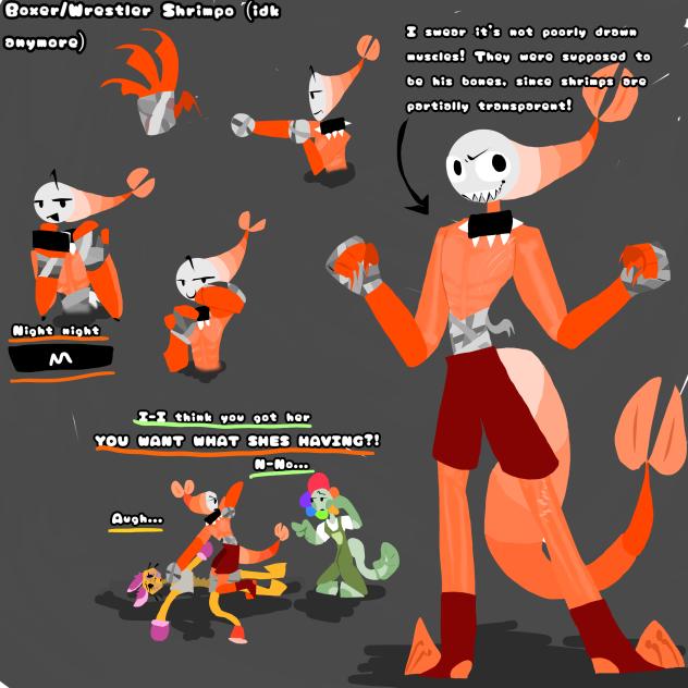 Boxer or Wrestler Shrimpo