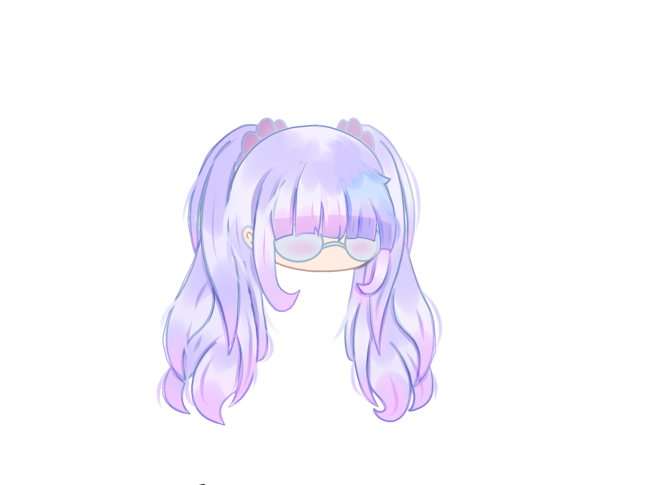 Hair edit - ibisPaint