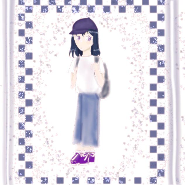 リュック女子💮