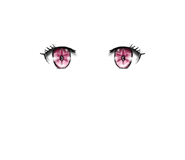 Female Sakura pink eyes