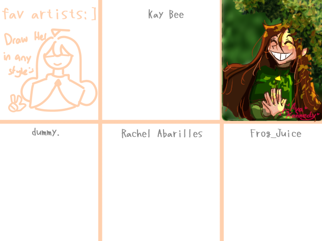 Eriam Oyamat's fav Artists!