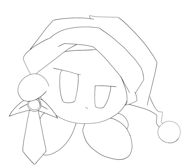 ソードカービィ線画