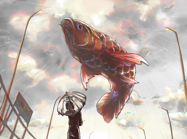 雨宿り