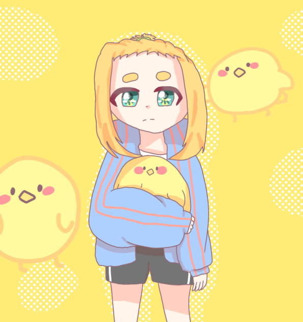 ひよこモチーフオリキャラ
