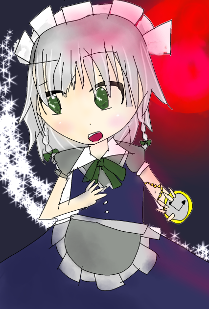 一日一枚東方キャラ書いて絵を上手にする。