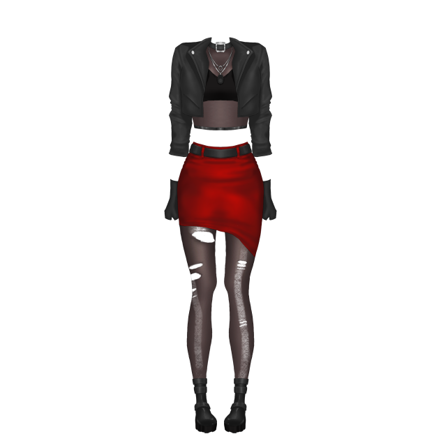 metal band outfit (female)