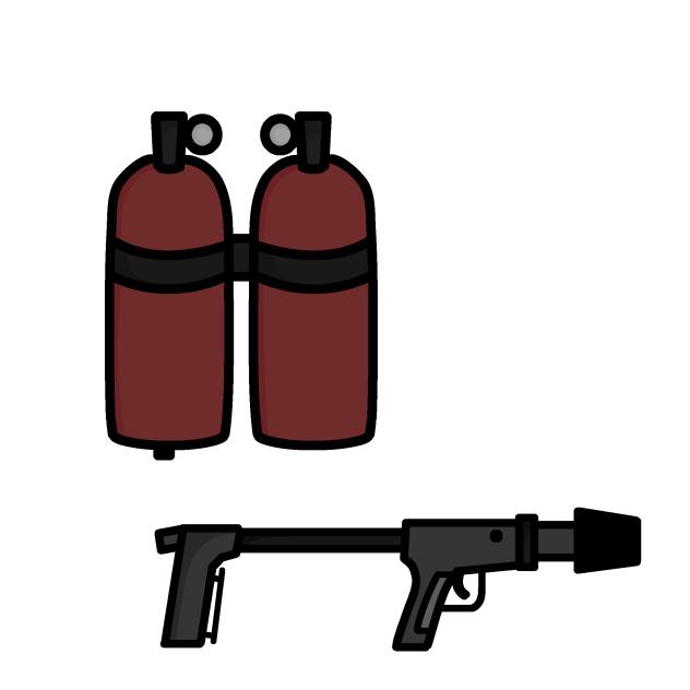 Flamethrower pack