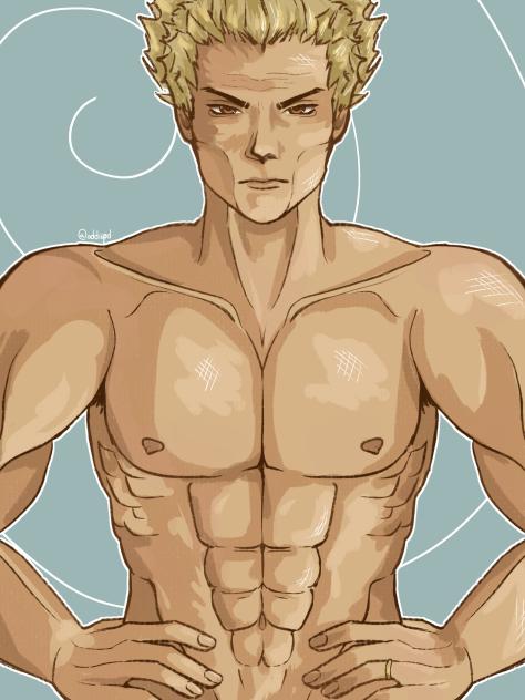 Old coach ukai drawing
