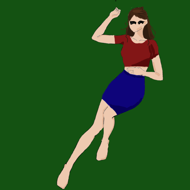 sleeping girl laying in grass