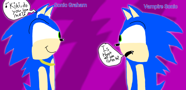Sonic Graham And Vampire Sonic