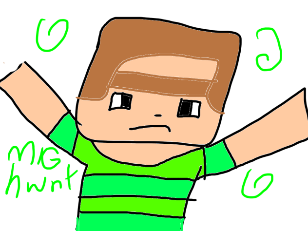 mlg hwnt (youtuber drawing)